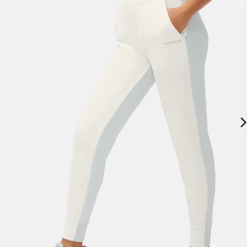 Outdoor Voices two tone sweatpants